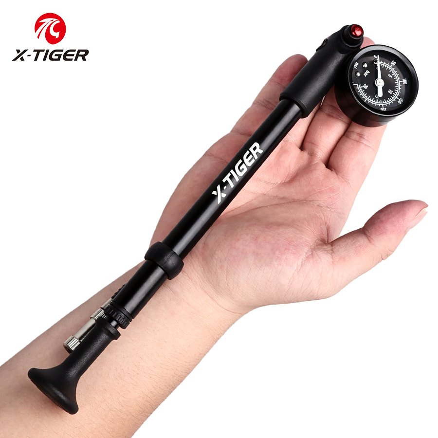 Shock Pump Suspension - X-TIGER 휴대용 고압 자전거 에어 펌프,
