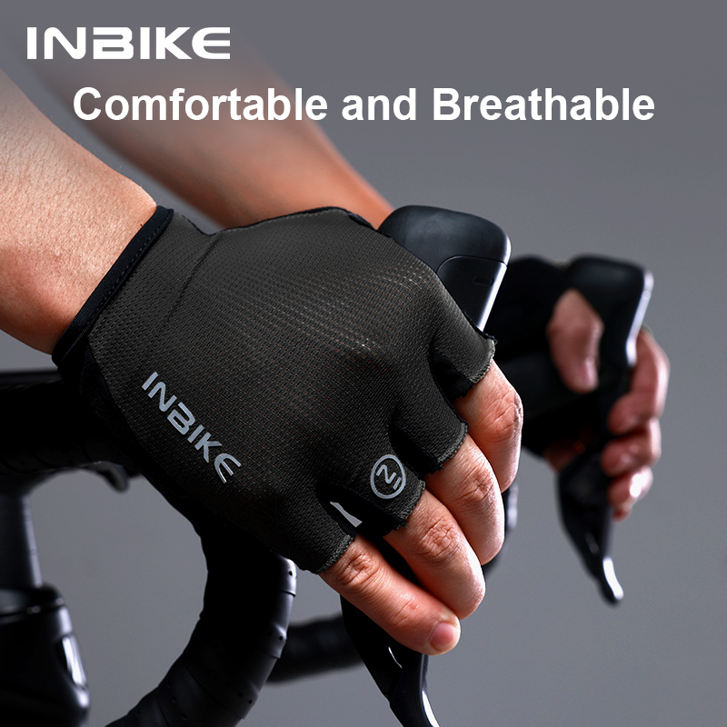 Mountain Biking Gloves Mens - INBIKE 자전거 하프 핑거 사이클링 장갑