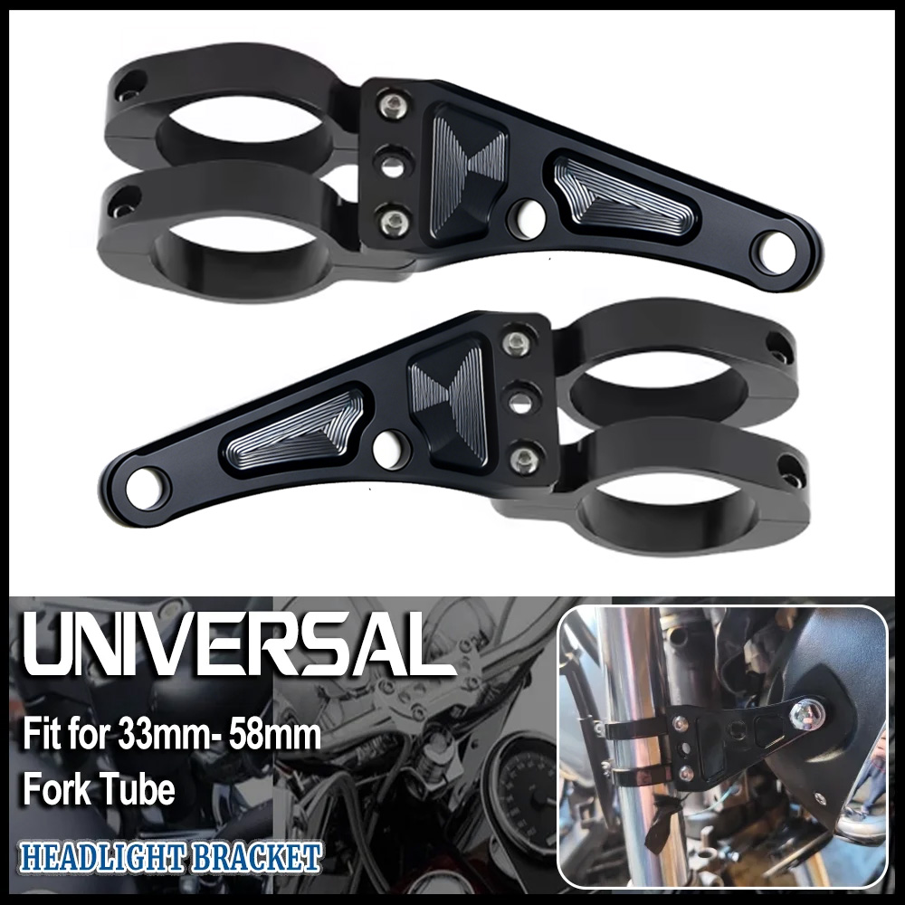 Mountain Biking Derby - 유니버설 33mm-58mm 헤드라이트 브래킷 마운트 클램프