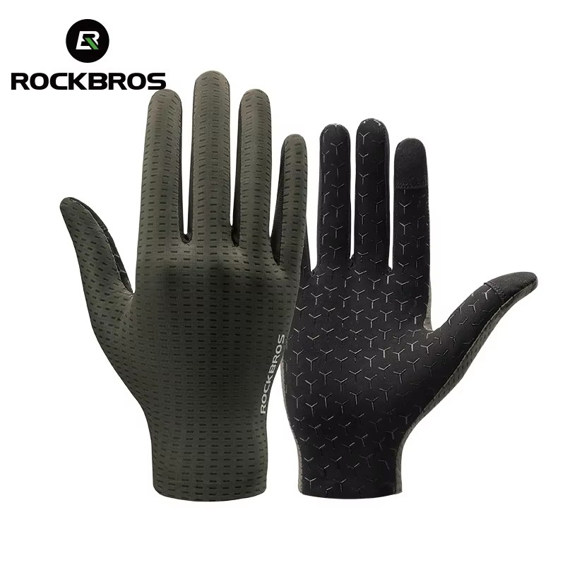 Mountain Biking Gloves Mens - ROCKBROS 남녀공용 사이클링 장갑, 미끄럼 방지