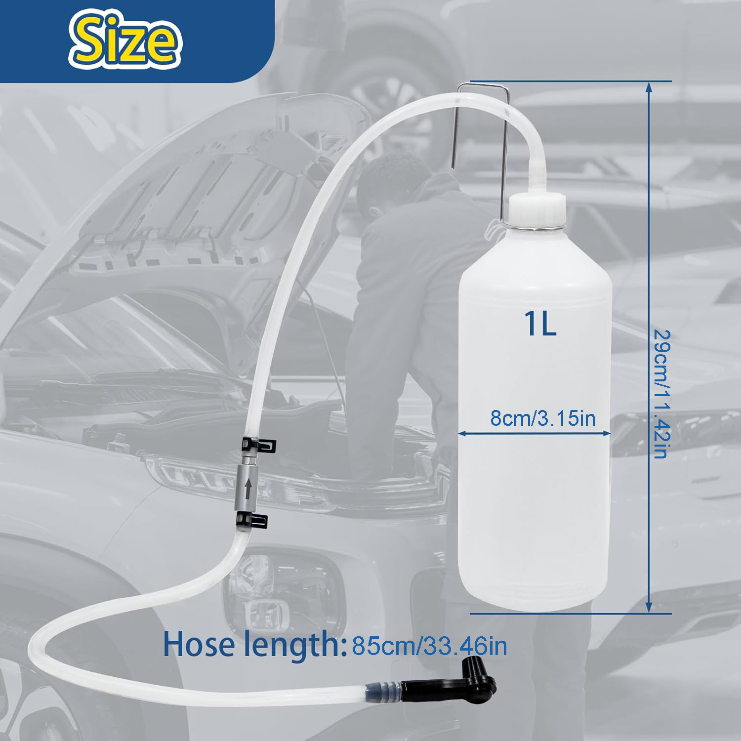 1L 브레이크액 블리더 키트(역류 방지 밸브 및 후크  - Hydraulic Brake Bleed 리뷰 및 가격