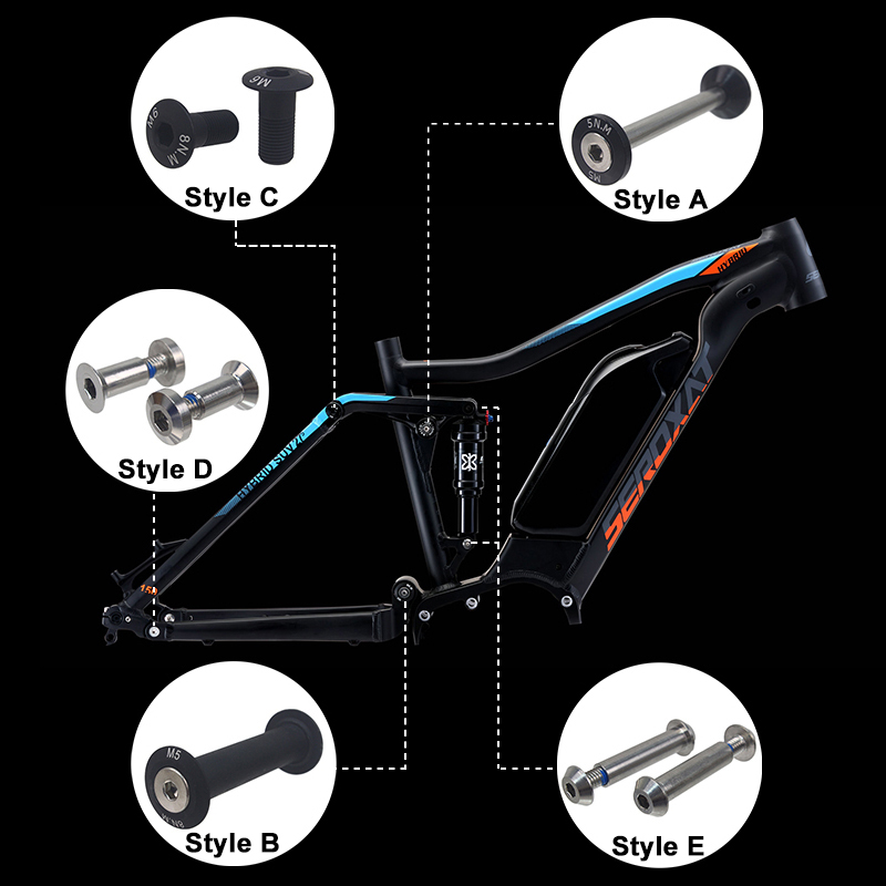 HEPPE 전기 자전거 프레임 볼트 전자 자전거 나사  - Mountain Biking History 리뷰 및 가격