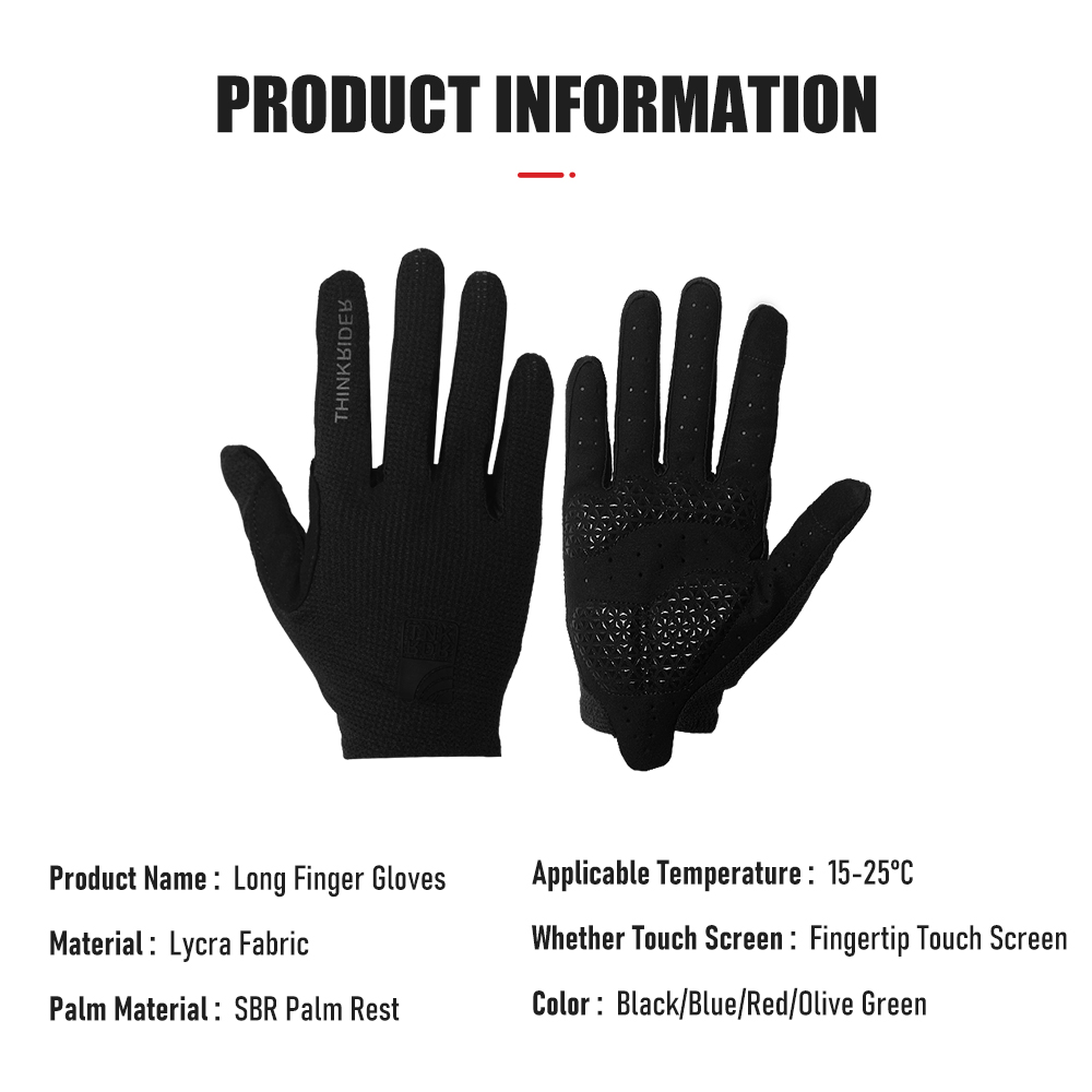 ThinkRider 사이클링 장갑 긴 전체 손가락 스포 - Mountain Biking Gloves Mens 리뷰 및 가격