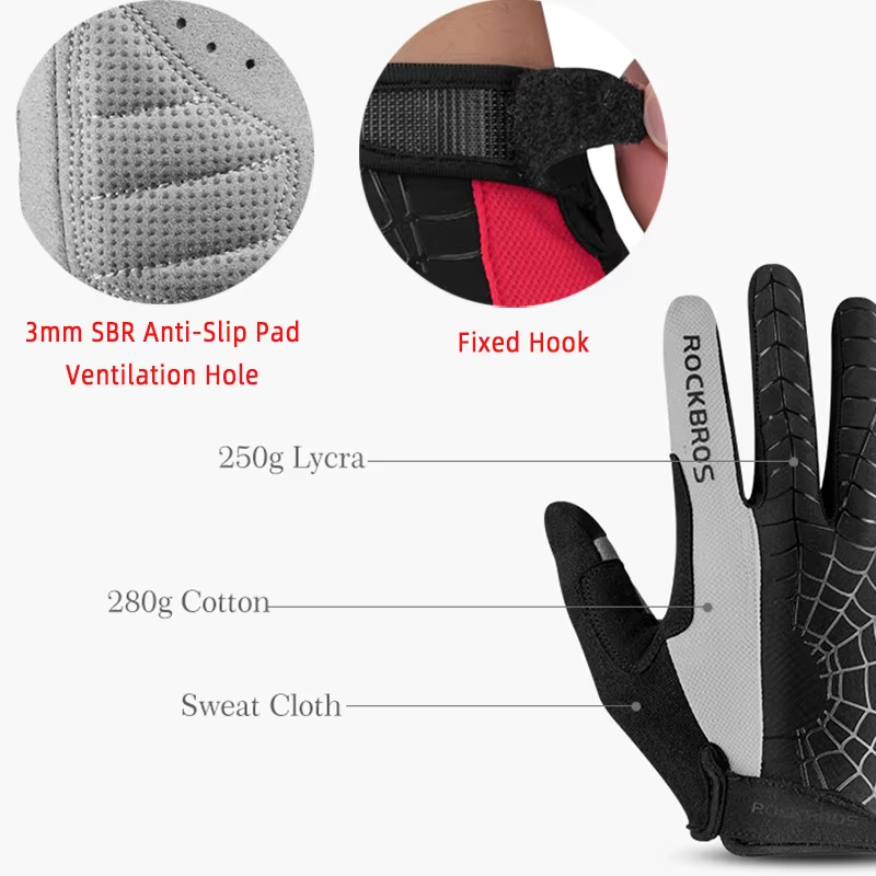 ROCKBROS 봄 사이클링 장갑 남성 여성을위한 전체 - Mountain Biking Gloves Mens 리뷰 및 가격
