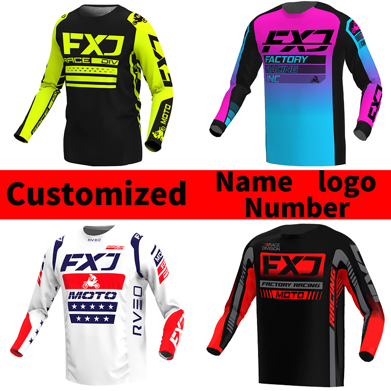 FXJ Motocross 저지 오프로드 mx 유니폼 먼 - Mountain Biking Videos 리뷰 및 가격