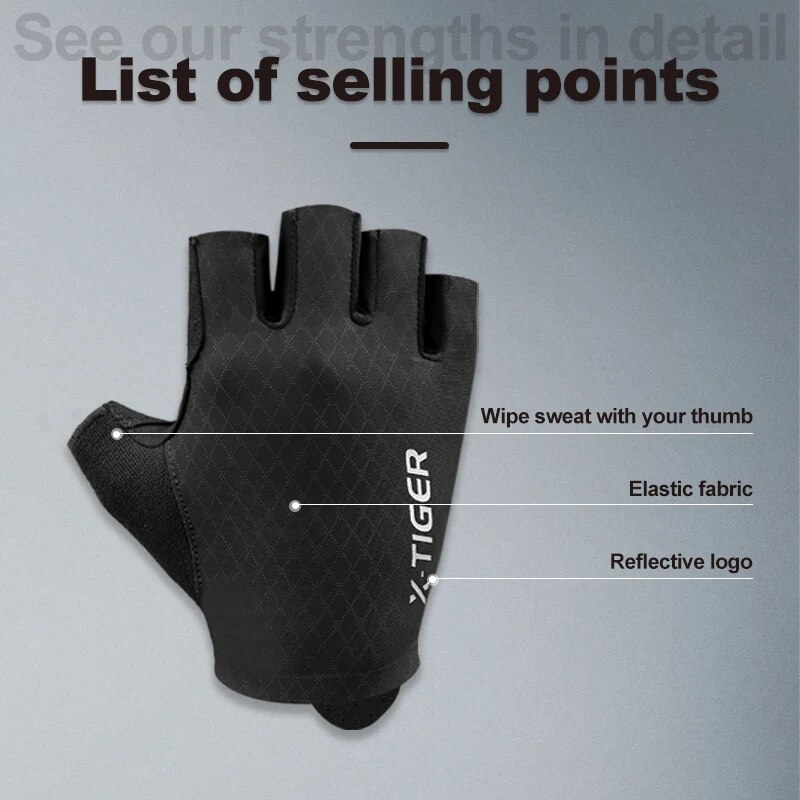X-TIGER 반손가락 충격 방지 내마모성 통기성 MT - Mountain Biking Gloves Mens 리뷰 및 가격