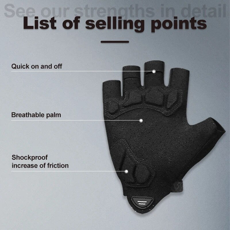 X-TIGER 반손가락 충격 방지 내마모성 통기성 MT - Mountain Biking Gloves Mens 리뷰 및 가격